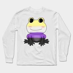 Nonbinary Frog Long Sleeve T-Shirt